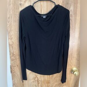 Vince Black Longsleeve Soft Top
